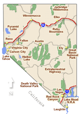 Request free travel planners for Nevada vacation planning.