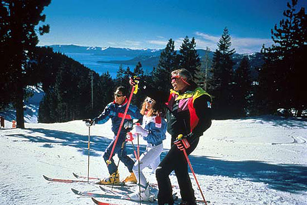 Skiing near Incline Village