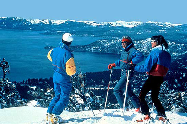 Skiing near Incline Village