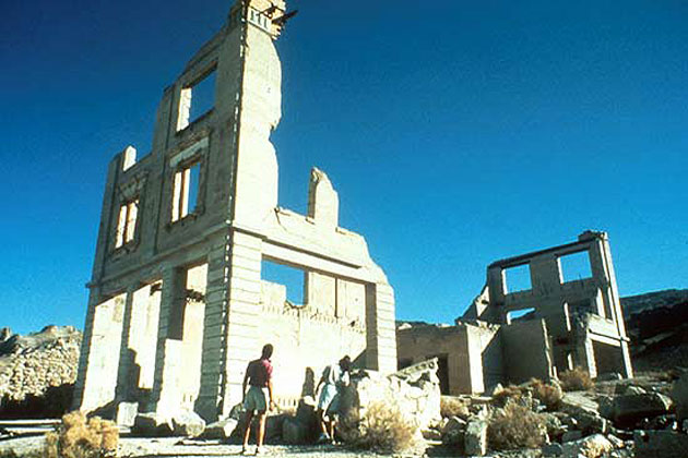 Rhyolite ghost town