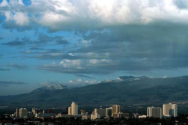 Mt Rose Reno skyline