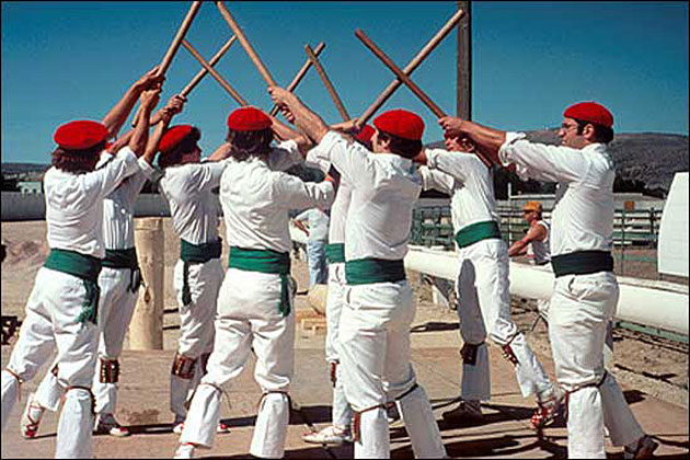 Basque dancers