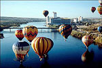 Ballons over the River